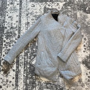 Gray Light Jacket with Buttons